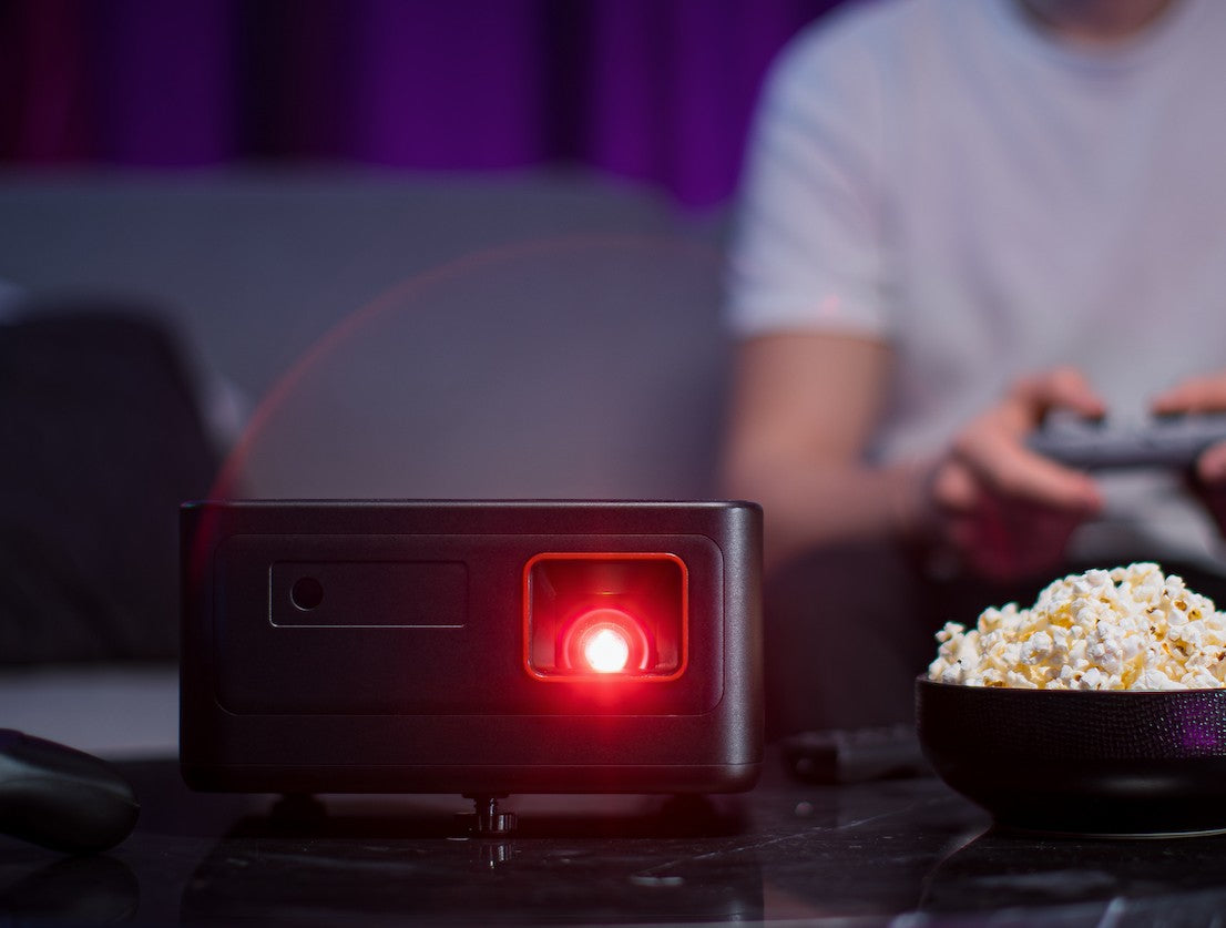 Philips GamePix 900 4K DLP Gaming Projector, 240Hz - Black - gaming with the projector