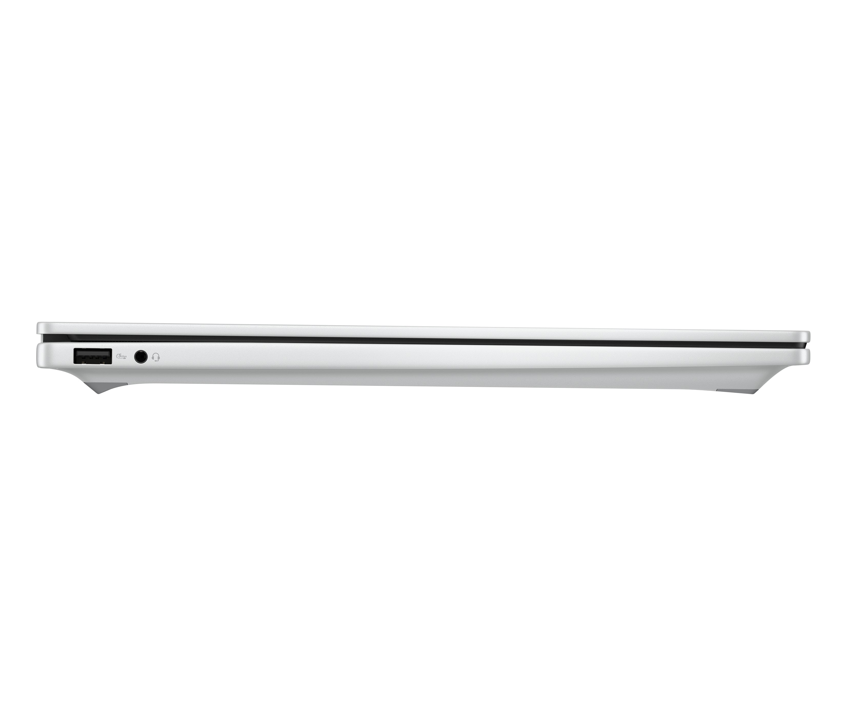 HP OmniBook 7 AI 16-inch laptop in Glacier Silver