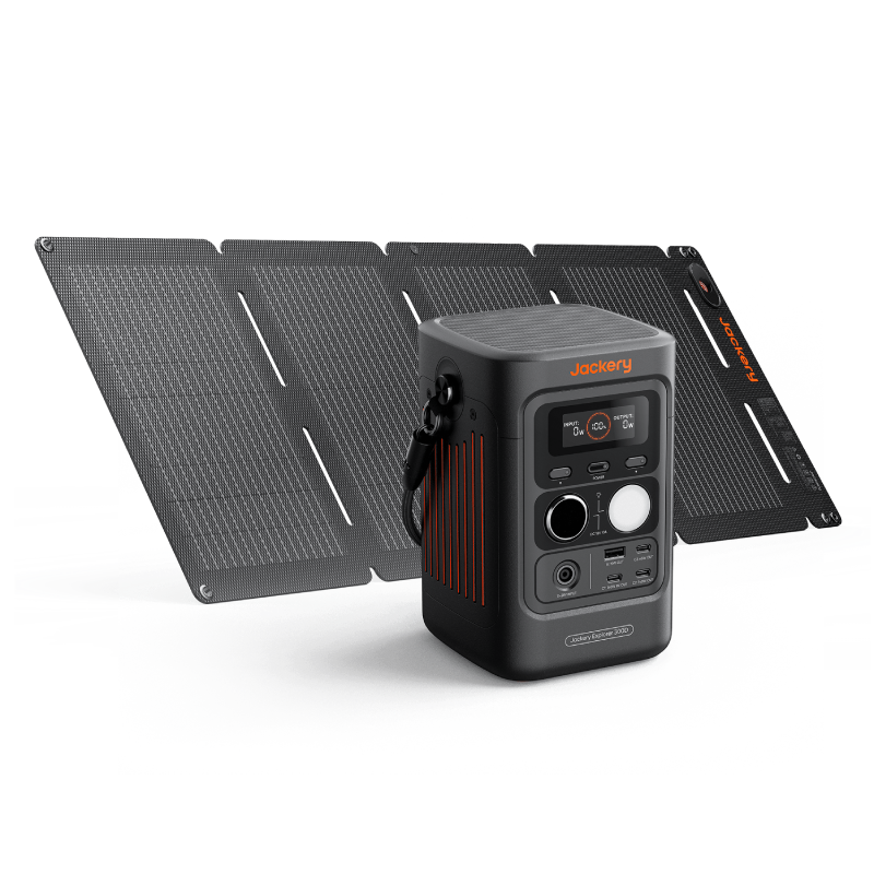Jackery Explorer 300D + SolarSaga 40W Air Solar Generator Bundle product image