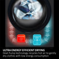 Haier X Series 5 9kg Heat Pump Tumble Dryer - Graphite - heat pump technology