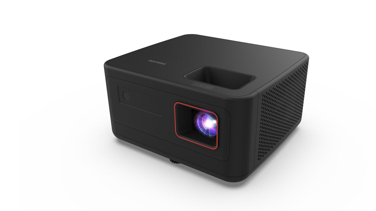 Philips GamePix 900 4K DLP Gaming Projector, 240Hz - Black - lens detail