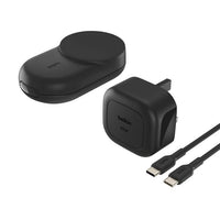 Belkin UltraCharge 3-in-1 Foldable Magnetic Charger with Qi2 25W Black product image