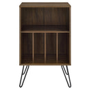 Dorel Concord Turntable Stand Single - Walnut | 1324222COMUK