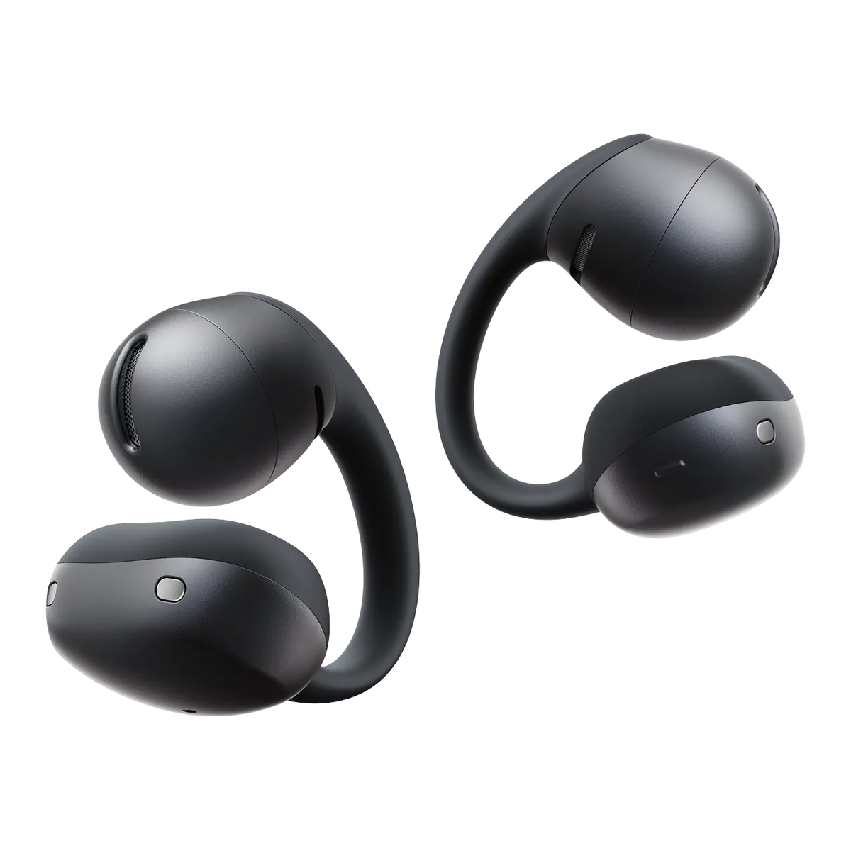 Shokz OpenDots Air Open-Ear Clip-On Earbuds - Black - front view
