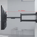 One For All Full-Motion Wall Mount – 32-100", 30° Tilt & 120° Turn