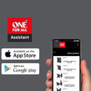 One For All Ultra Slim Wall Mount, 32-84" TVs, Max Load 80kg