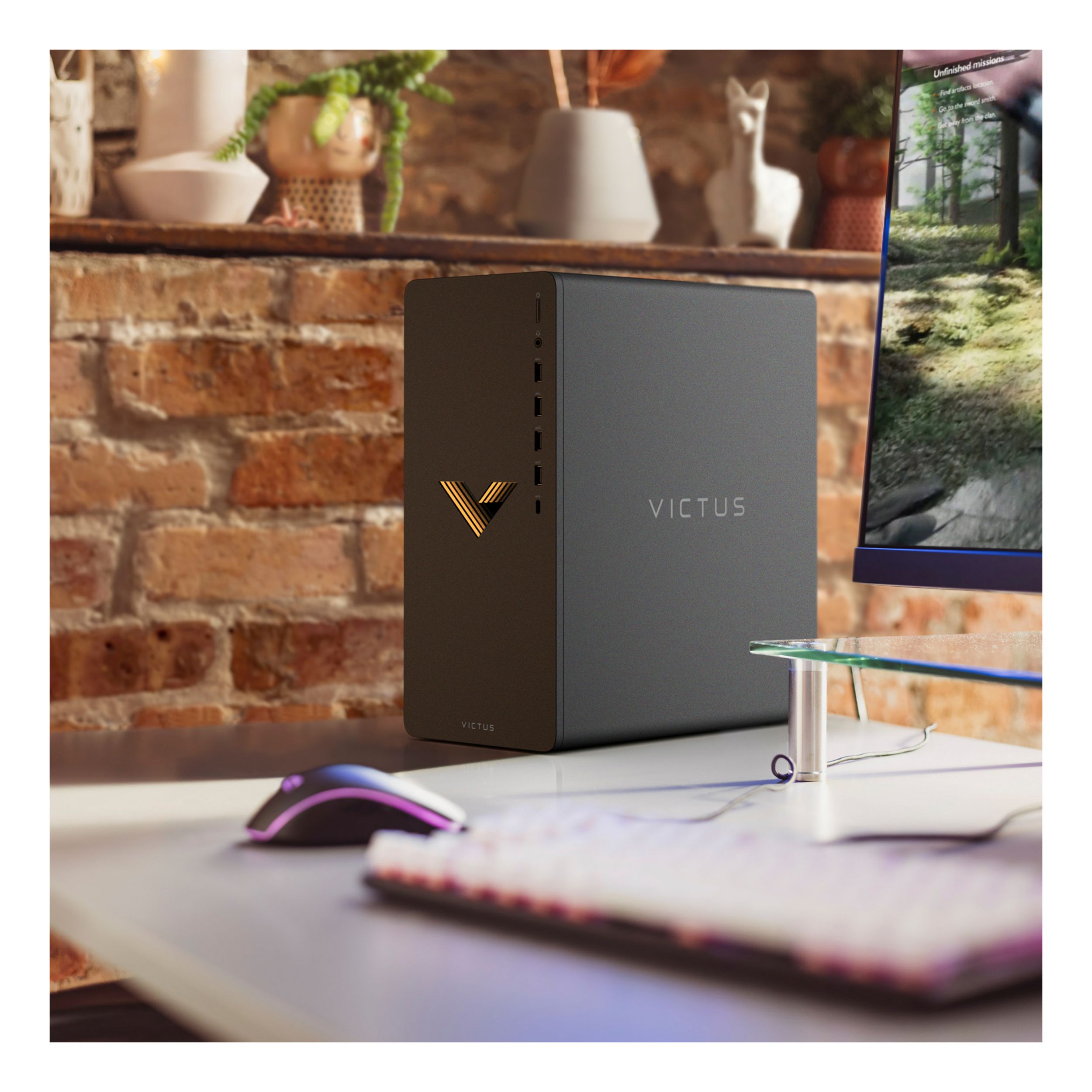 Victus by HP 15L TG02-2002na Gaming Desktop PC in Mica Silver