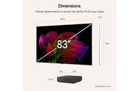 LG 83-inch W6-series 4K OLED Wallpaper TV | OLED83W69LA.AEI