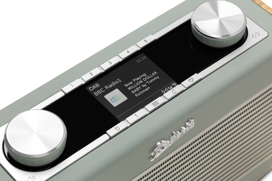 Roberts Rambler Max DAB+/FM/Internet Smart Radio in Duck Egg