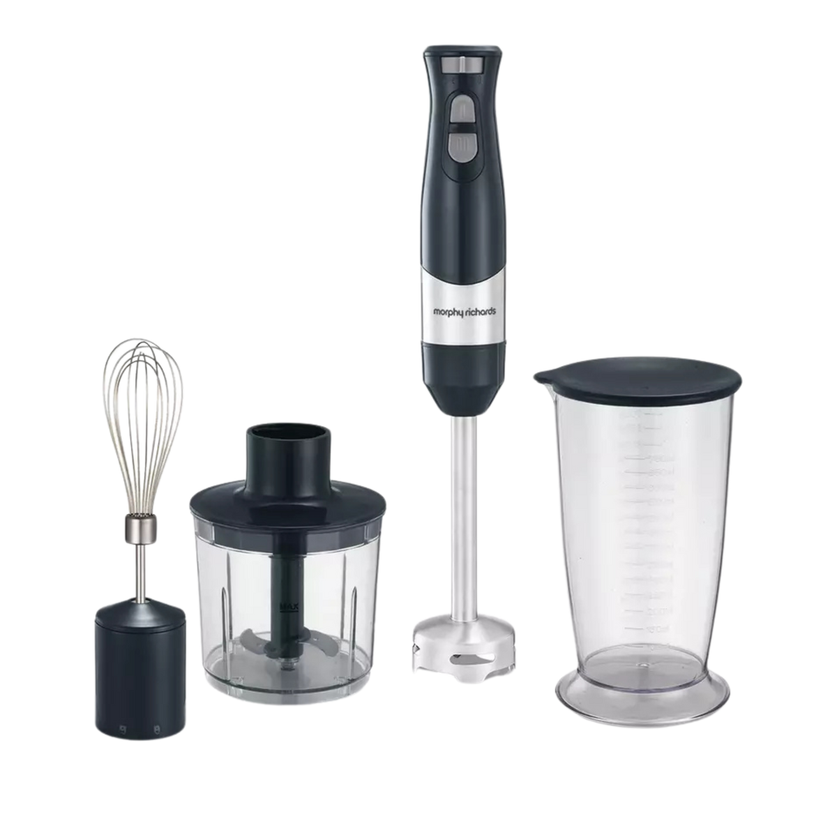 Morphy Richards Hand Blender 2-Speed Black & Grey product image