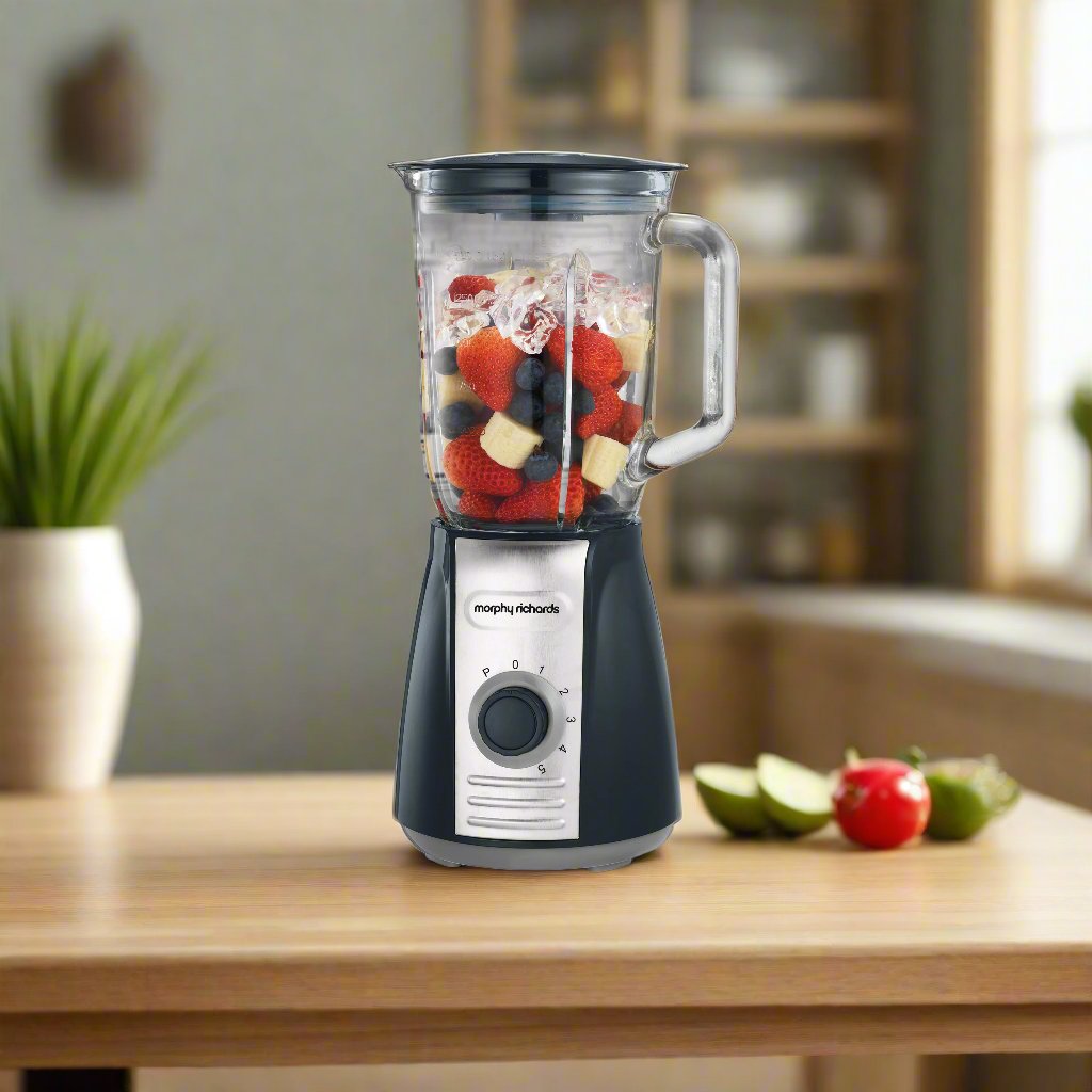 Morphy Richards Total Control Blender 600W 1.5L Black & Silver product image