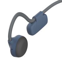myFirst Headphones BC Wireless Lite - Bone Conduction, 85dB Safe, IP68 Waterproof - Blue | 256-FH8504SA-BE01