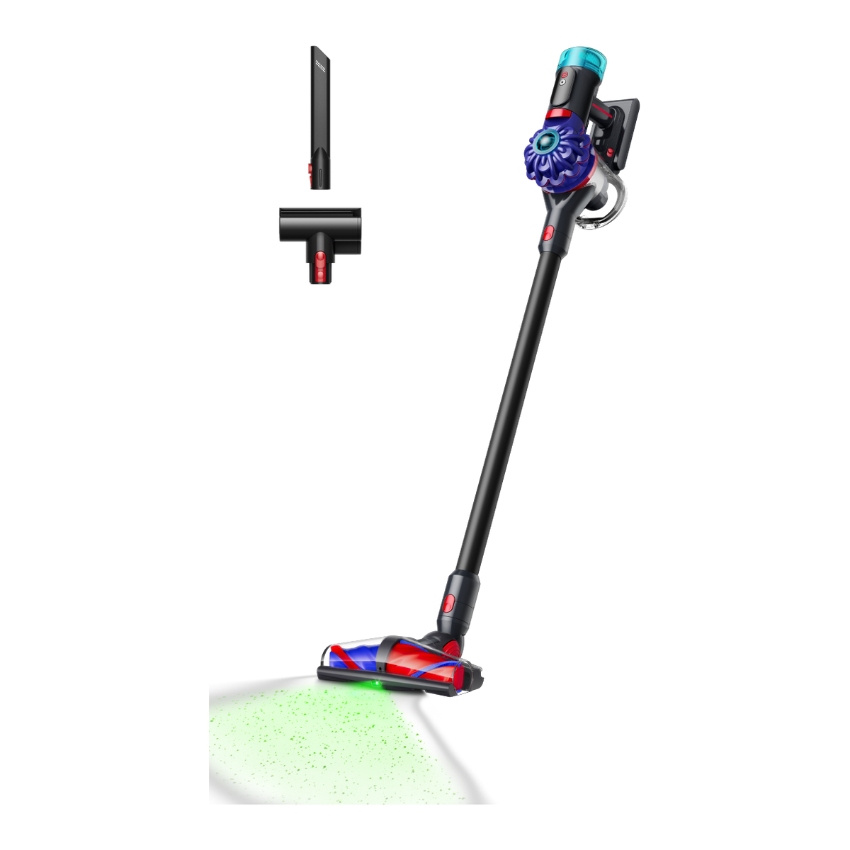 Dyson V10 Konical Cordless Vacuum Cleaner - Black/Copper - front view