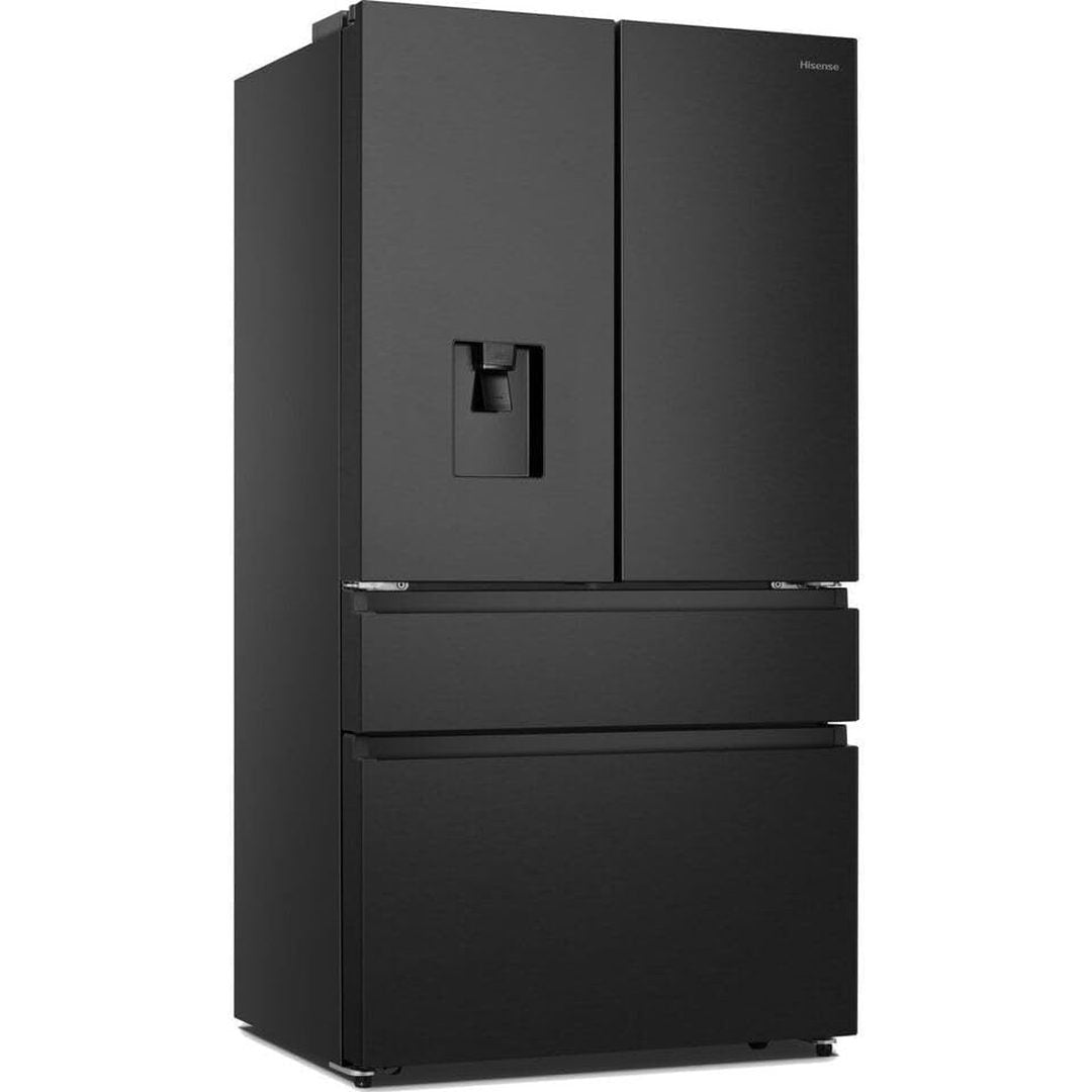 Hisense PureFlat Fridge Freezer - Black Stainless Steel | RF749N4SWFE Hisense American Fridge Freezer Euronics Ireland