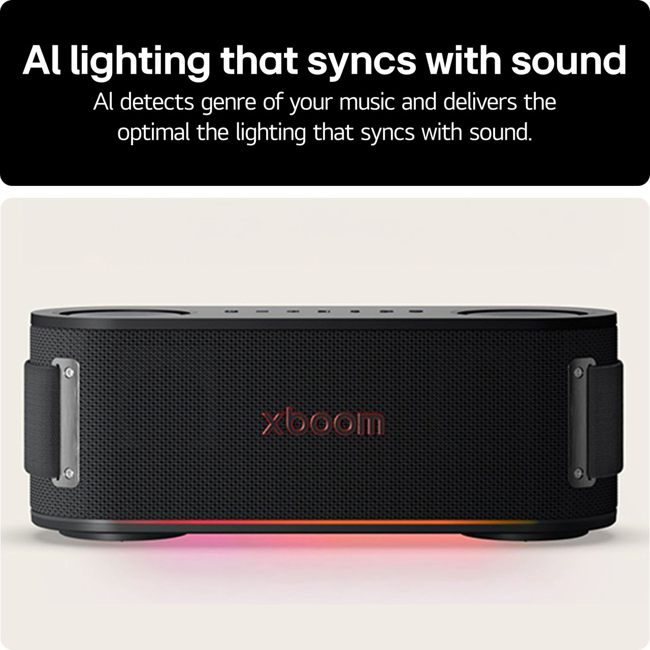 LG XBOOM Bounce – 40 W Portable Speaker | BOUNCE.AEUSLBK
