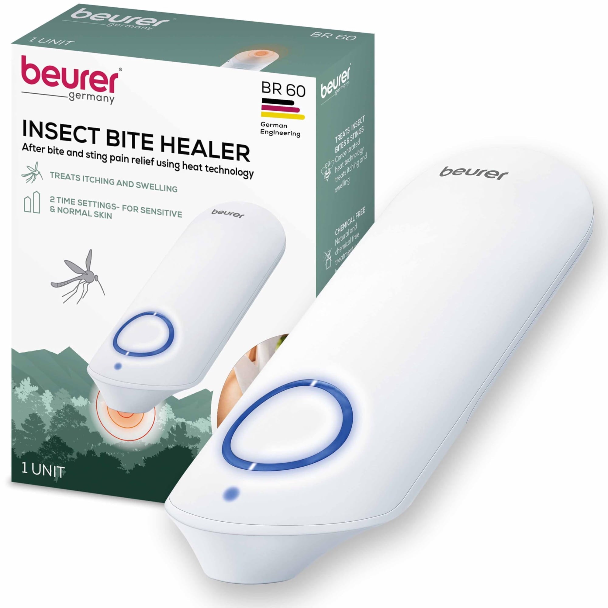 Beurer BiteX Original Insect Bite Healer White, clear product view