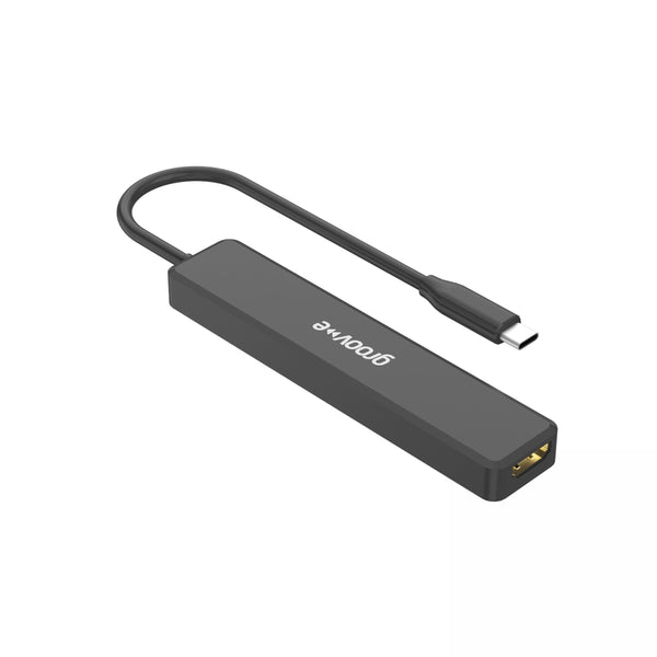 Groov-e 5-Port USB-C Hub with HDMI and 3 USB-A Ports Black - official product image
