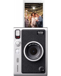 FUJIFILM instax mini Evo Hybrid Instant Camera Black - product detail view