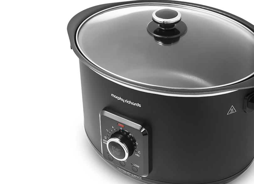Morphy Richards Slow Cooker Easy Time 6.5L Black product image