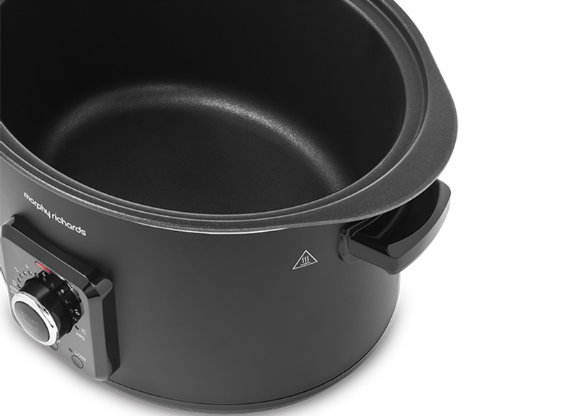 Morphy Richards Slow Cooker Easy Time 6.5L Black product image