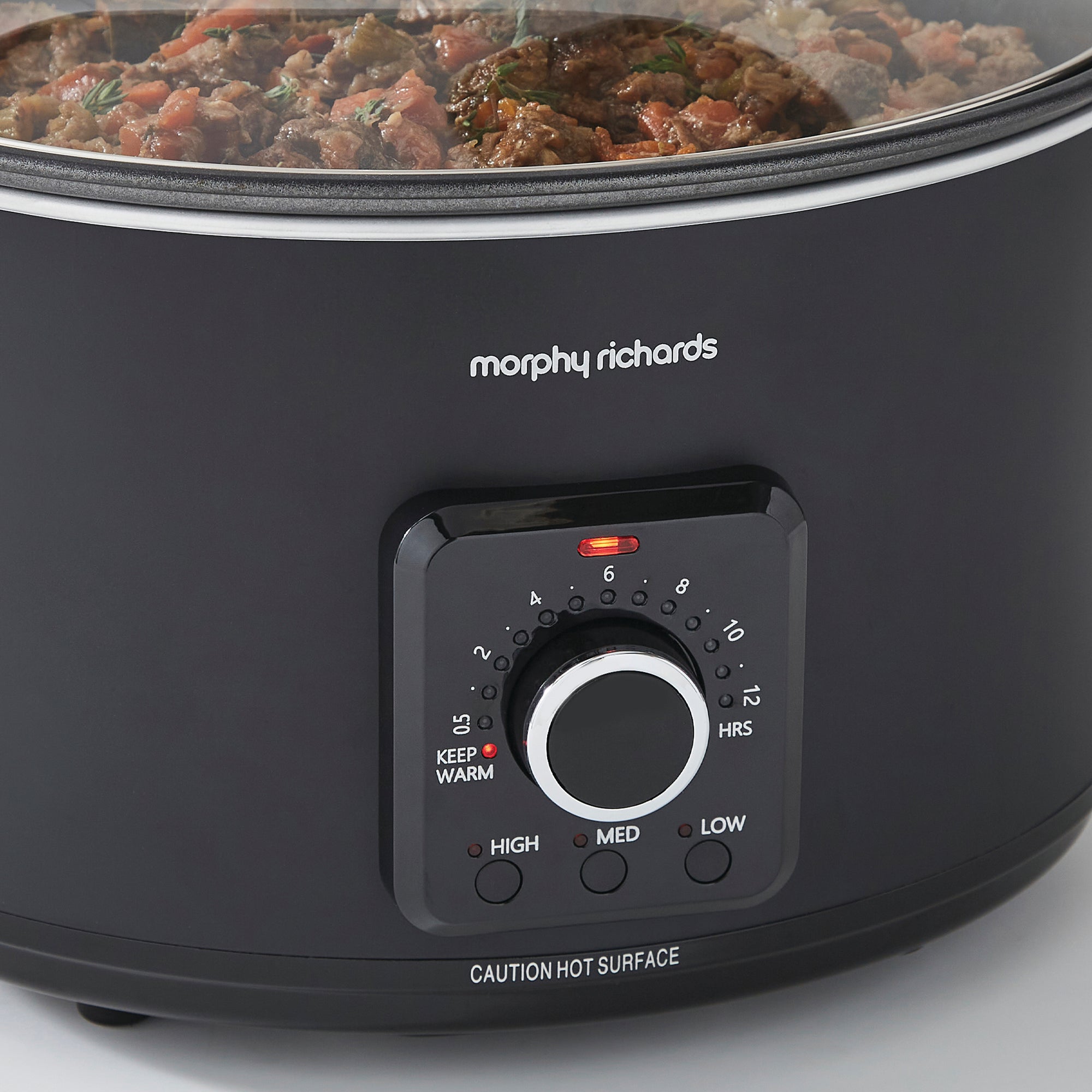 Morphy Richards Slow Cooker Easy Time 6.5L Black product image