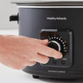 Morphy Richards Slow Cooker Easy Time 6.5L Black product image