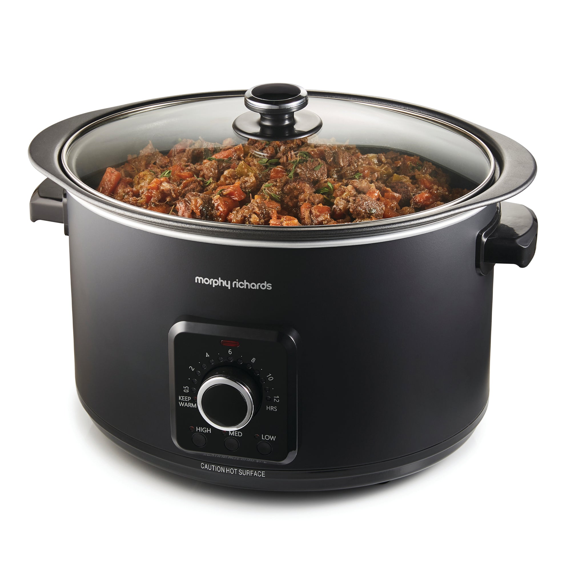 Morphy Richards Slow Cooker Easy Time 6.5L Black product image