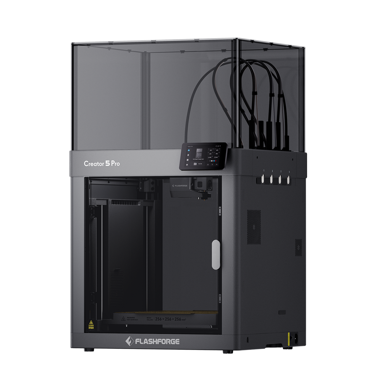 Flashforge Creator 5 Pro Enclosed Four-Toolhead 3D Printer - front view