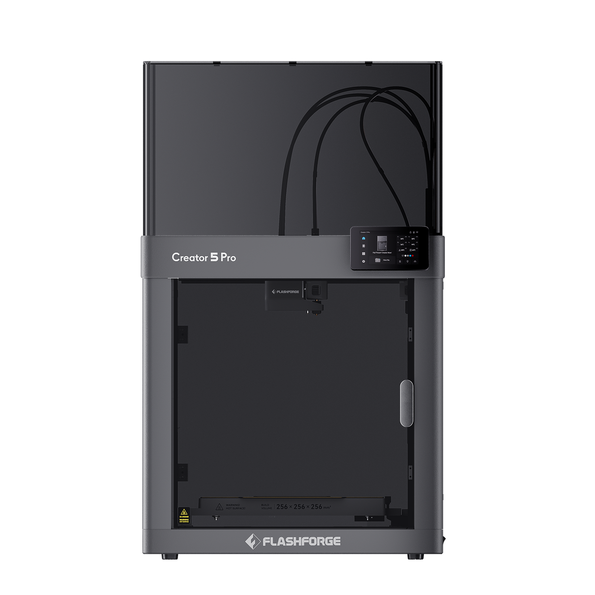 Flashforge Creator 5 Pro Enclosed Four-Toolhead 3D Printer - enclosed chamber