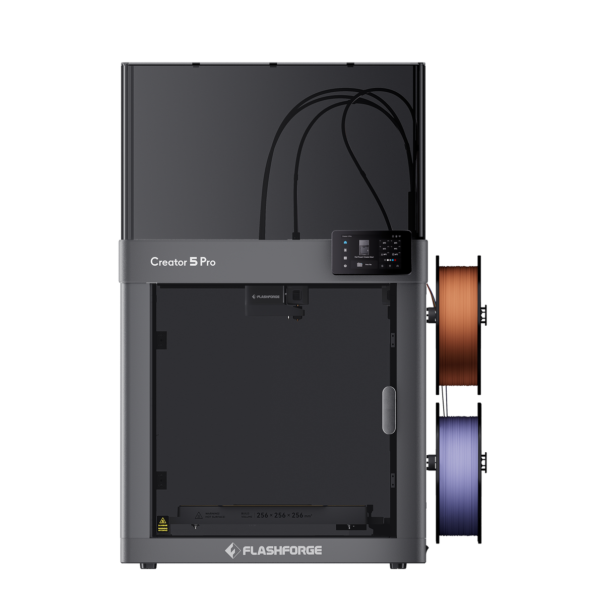Flashforge Creator 5 Pro Enclosed Four-Toolhead 3D Printer - side view