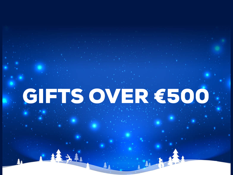 Gifts over €500