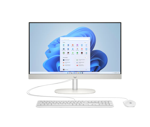 HP All-in-One 24-cr0047na 23.8-inch desktop PC in Shell White