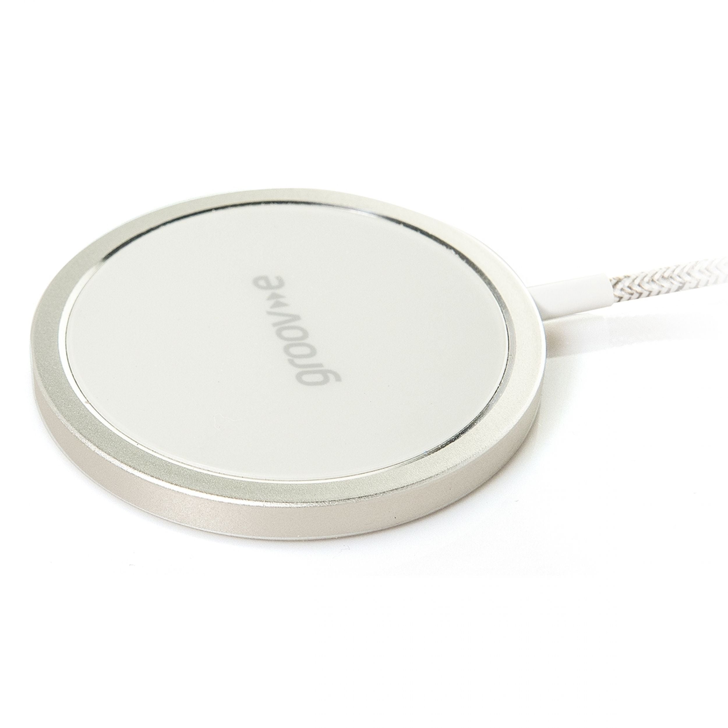 Groov-e Magnetic Wireless Charger 15W White - official product image