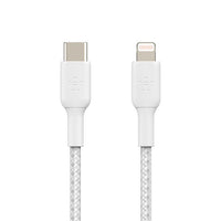 Belkin BoostCharge Pro Braided USB-C to Lightning Cable 1m White product image