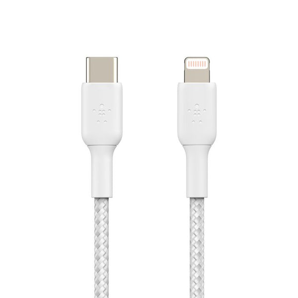 Belkin BoostCharge Pro Braided USB-C to Lightning Cable 1m White product image
