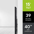 One For All Smart Wall Mount, Tilt, 13"-43", Max Load 50kg