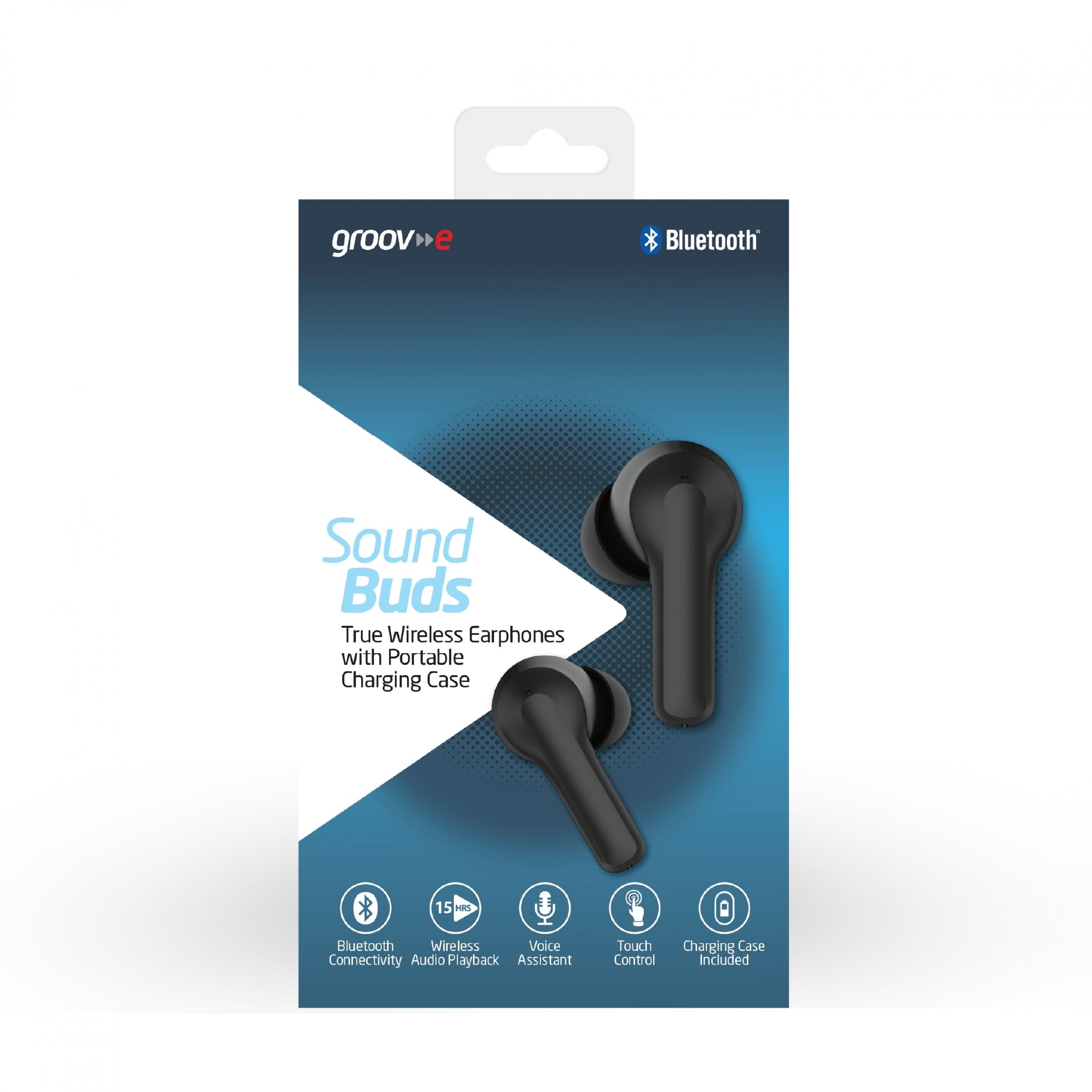 Groov-e Sound Buds True Wireless Earphones Black - official product image