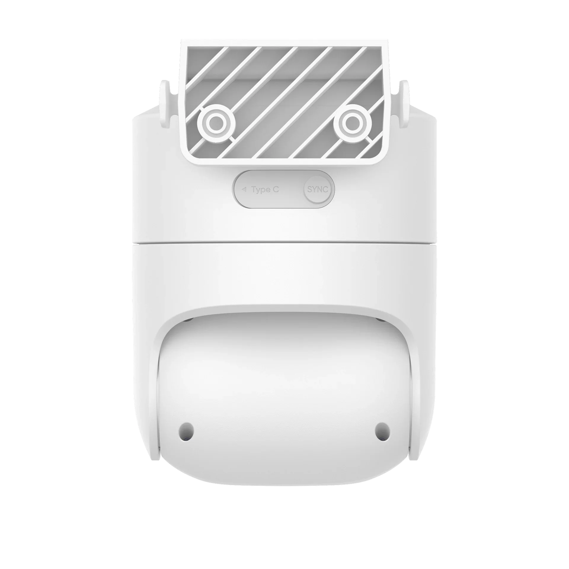 eufyCam C37 2K Security Camera with Solar Panel, White - official product image