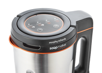 Morphy Richards Compact Soup Maker 1L Stainless Steel & Black product image