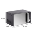 Morphy Richards Cassini Microwave 20L 800W Digital Moonless Night product image