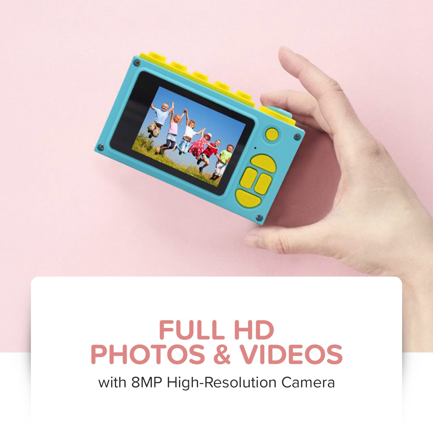 myFirst Camera 2 - 5MP Kids Digital Camera with Instant Print - Pink | 256-FC2001SA-PK01