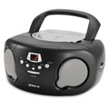 Groov-e Original Boombox CD Player with AM/FM Radio Black - official product image