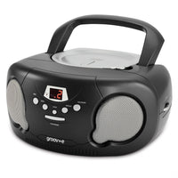 Groov-e Original Boombox CD Player with AM/FM Radio Pink - official product image
