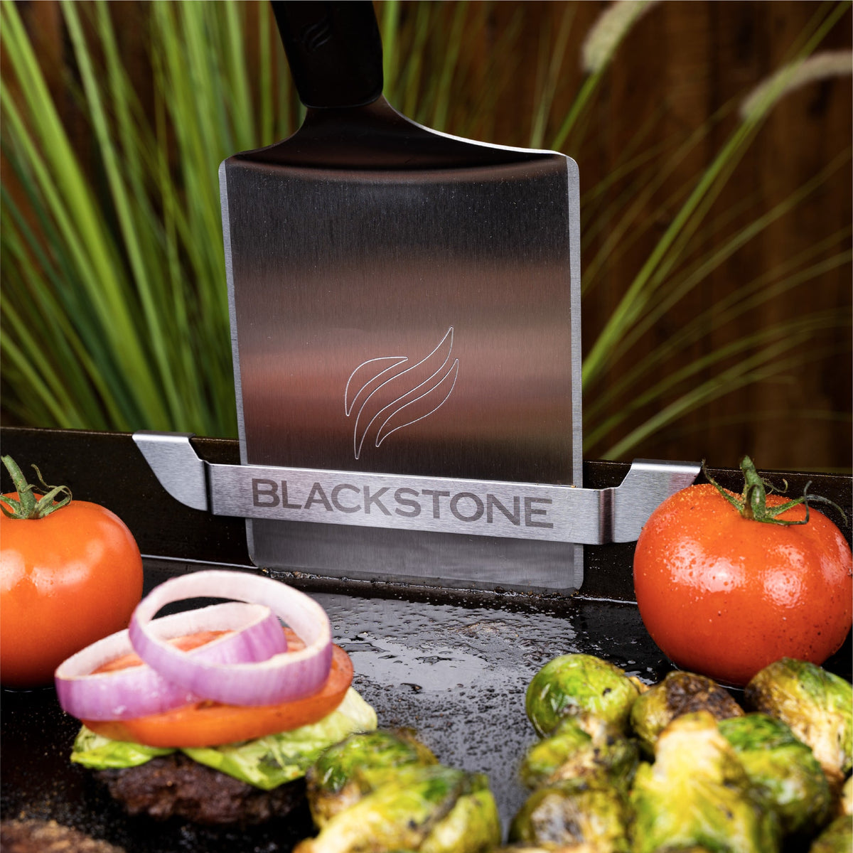 Blackstone Grease Gate and Tool Holder Combo - tool holder with spatulas