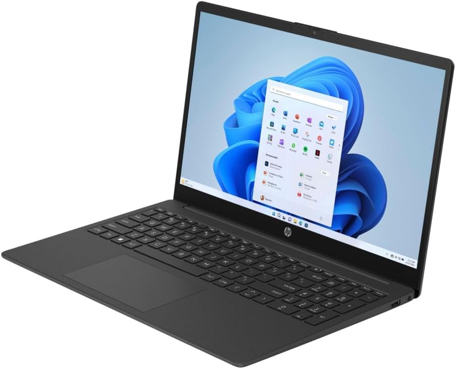HP 15.6" FHD LCD, AMD Ryzen 5 7520U Quad-Core, 8GB LPDDR5 RAM, 512GB SSD | BM2V0EA#ABU