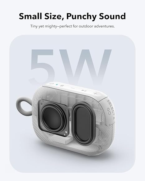 soundcore Select 4 Go Bluetooth Speaker, Black/Golden - official product image