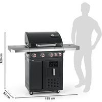 Landmann Fryton 4.1 Cast Iron Gas BBQ with Integrated 3.5L Hot Air Fryer | 7982 Landmann Outdoor Grill Euronics Ireland