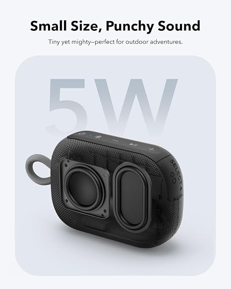 soundcore Select 4 Go Bluetooth Speaker, Black/Golden - official product image