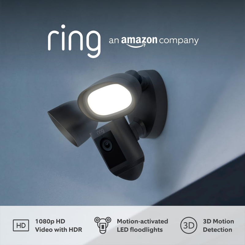 Ring Floodlight Cam Wired Pro | B0B6GM31W4