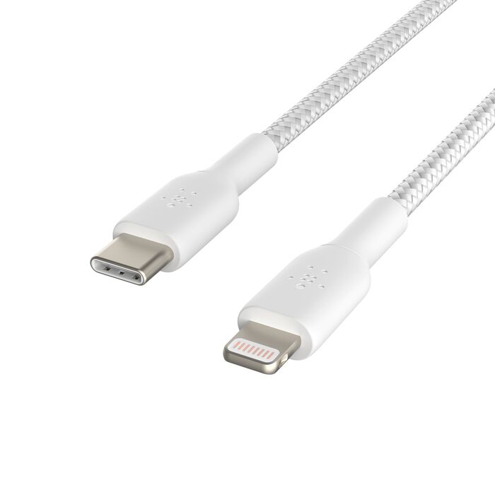 Belkin BoostCharge Pro Braided USB-C to Lightning Cable 1m White product image